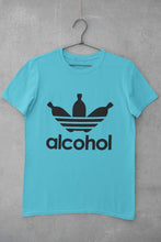 Load image into Gallery viewer, Alcohol Women Half Sleeves T-shirt- FunkyTeesClub - Funky Tees Club