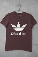 Load image into Gallery viewer, Alcohol Women Half Sleeves T-shirt- FunkyTeesClub - Funky Tees Club