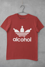 Load image into Gallery viewer, Alcohol Women Half Sleeves T-shirt- FunkyTeesClub - Funky Tees Club