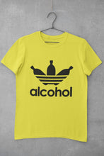 Load image into Gallery viewer, Alcohol Women Half Sleeves T-shirt- FunkyTeesClub - Funky Tees Club