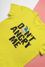 Load image into Gallery viewer, Dont Angry Me Funny Cartoon Mens Half Sleeves T-shirt- KidsFashionVilla