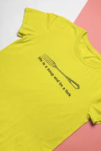 Load image into Gallery viewer, Life Is A Soup And Im Fork Mens Half Sleeves T-shirt- KidsFashionVilla