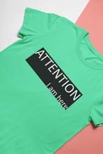 Load image into Gallery viewer, Attention I Am Here Prachi Desai Celebrity T-shirt- KidsFashionVilla
