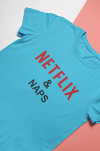 Load image into Gallery viewer, Netflix And Naps Shefali Jariwala Celebrity T-shirt- KidsFashionVilla