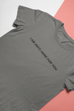 Load image into Gallery viewer, I Am Not Here For You Zayn Malik Celebrity T-shirt- KidsFashionVilla