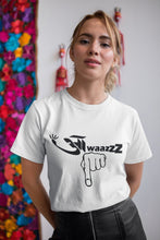 Load image into Gallery viewer, Awazz Women Half Sleeves T-shirt- FunkyTeesClub - Funky Tees Club