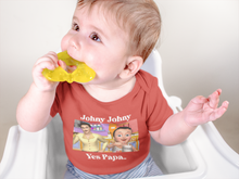 Load image into Gallery viewer, Johny Johny Yes Papa Poem Rompers for Baby Boy- KidsFashionVilla