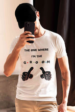 Load image into Gallery viewer, I Am The Groom Mens Half Sleeves T-shirt- KidsFashionVilla