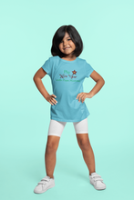 Load image into Gallery viewer, First New Year With Mamma Papa Half Sleeves T-Shirt For Girls -KidsFashionVilla