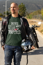 Load image into Gallery viewer, Men Ride Enfield Biker Mens Half Sleeves T-shirt- KidsFashionVilla