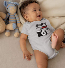 Load image into Gallery viewer, Dont make me shoot u Rompers for Baby Boy- FunkyTradition FunkyTradition