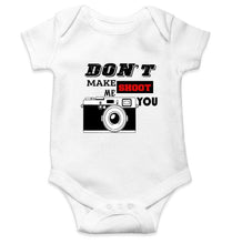 Load image into Gallery viewer, Dont make me shoot u Rompers for Baby Girl- FunkyTradition FunkyTradition