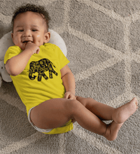 Load image into Gallery viewer, Elephant Abstract Rompers for Baby Boy- FunkyTradition FunkyTradition