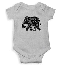 Load image into Gallery viewer, Elephant Abstract Rompers for Baby Boy- FunkyTradition FunkyTradition