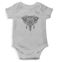Load image into Gallery viewer, Elephant Abstract Rompers for Baby Girl- FunkyTradition FunkyTradition