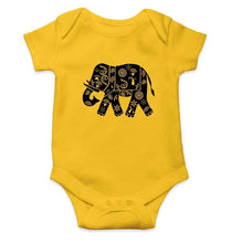 Load image into Gallery viewer, Elephant Abstract Rompers for Baby Girl- FunkyTradition FunkyTradition