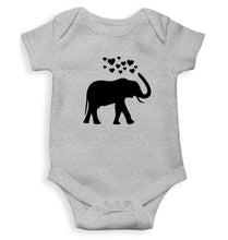 Load image into Gallery viewer, Elephant Hearts Abstract Rompers for Baby Boy- FunkyTradition FunkyTradition