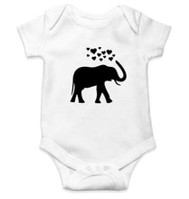 Load image into Gallery viewer, Elephant Hearts Abstract Rompers for Baby Boy- KidsFashionVilla