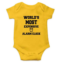 Load image into Gallery viewer, Expensive Alarm Clock Rompers for Baby Girl- FunkyTradition FunkyTradition