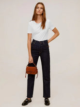 Load image into Gallery viewer, Plain White Women Half Sleeves T-shirt- KidsFashionVilla