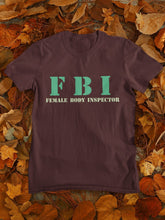 Load image into Gallery viewer, Fbi Typography Mens Half Sleeves T-shirt- FunkyTeesClub - Funky Tees Club