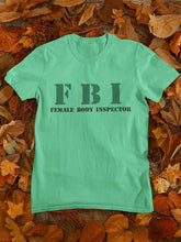 Load image into Gallery viewer, Fbi Typography Mens Half Sleeves T-shirt- FunkyTeesClub - Funky Tees Club