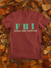 Load image into Gallery viewer, Fbi Typography Mens Half Sleeves T-shirt- FunkyTeesClub - Funky Tees Club