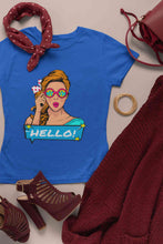 Load image into Gallery viewer, Pop Art Surprised Women Half Sleeves T-shirt- KidsFashionVilla
