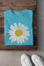Load image into Gallery viewer, Cute Daisy Minimal Nature Cute Flower Graphic Women Half Sleeves T-shirt- KidsFashionVilla
