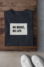 Load image into Gallery viewer, No Music No Life Women Half Sleeves T-shirt- KidsFashionVilla