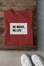 Load image into Gallery viewer, No Music No Life Women Half Sleeves T-shirt- KidsFashionVilla