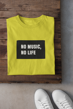Load image into Gallery viewer, No Music No Life Women Half Sleeves T-shirt- KidsFashionVilla