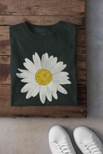 Load image into Gallery viewer, Cute Daisy Minimal Nature Cute Flower Graphic Women Half Sleeves T-shirt- KidsFashionVilla