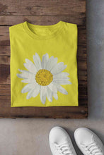 Load image into Gallery viewer, Cute Daisy Minimal Nature Cute Flower Graphic Women Half Sleeves T-shirt- KidsFashionVilla