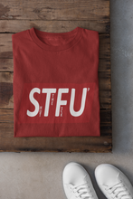 Load image into Gallery viewer, Shut The Fuss Up Women Half Sleeves T-shirt- KidsFashionVilla