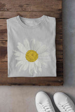 Load image into Gallery viewer, Cute Daisy Minimal Nature Cute Flower Graphic Women Half Sleeves T-shirt- KidsFashionVilla