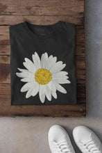 Load image into Gallery viewer, Cute Daisy Minimal Nature Cute Flower Graphic Women Half Sleeves T-shirt- KidsFashionVilla
