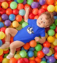 Load image into Gallery viewer, Funny Penguins Dancing Abstract Rompers for Baby Boy- FunkyTradition FunkyTradition