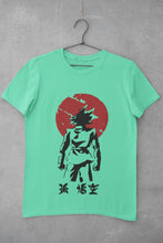 Load image into Gallery viewer, Goku Sun Anime Mens Half Sleeves T-shirt- FunkyTeesClub - Funky Tees Club