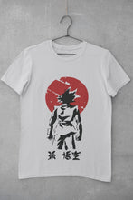 Load image into Gallery viewer, Goku Sun Anime Mens Half Sleeves T-shirt- FunkyTeesClub - Funky Tees Club