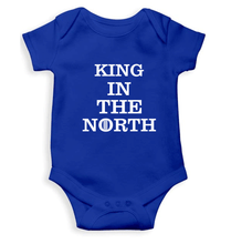 Load image into Gallery viewer, GOT Game Of Thrones King In The North Rompers for Baby Boy- FunkyTradition FunkyTradition
