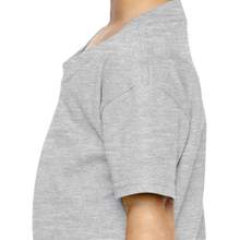 Load image into Gallery viewer, Girl Plain Grey T-shirt-KidsFashionVilla