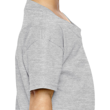 Load image into Gallery viewer, Girl Plain Grey T-shirt-KidsFashionVilla