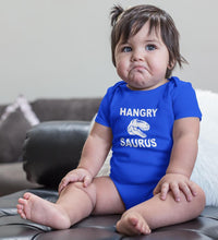Load image into Gallery viewer, Hangry Sauras Rompers for Baby Girl- FunkyTradition FunkyTradition