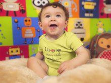Load image into Gallery viewer, I Love My Mummy Daddy Rompers for Baby Boy- KidsFashionVilla