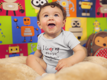 Load image into Gallery viewer, I Love My Bhaiya Rompers for Baby Boy - KidsFashionVilla