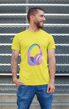Load image into Gallery viewer, Headphones Mens Half Sleeves T-shirt- KidsFashionVilla