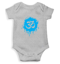 Load image into Gallery viewer, Hindi Om Rompers for Baby Boy- FunkyTradition FunkyTradition