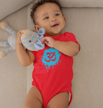 Load image into Gallery viewer, Hindi Om Rompers for Baby Boy- FunkyTradition FunkyTradition