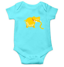 Load image into Gallery viewer, Hipster Elephant Abstract Rompers for Baby Boy- FunkyTradition FunkyTradition